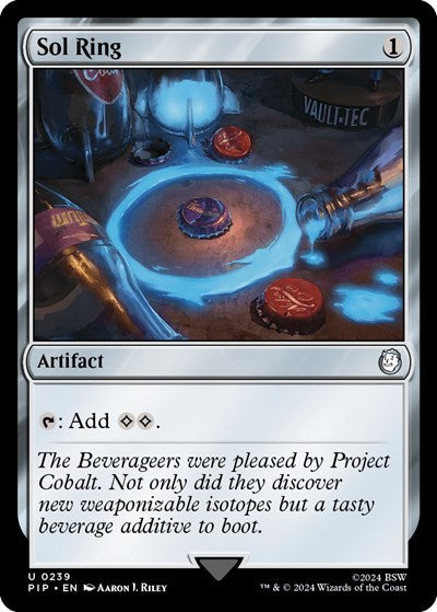 Sol Ring (PIP) #239 Uncommon (Lightly Played) Universes Beyond: Fallout Magic: The Gathering: 2024