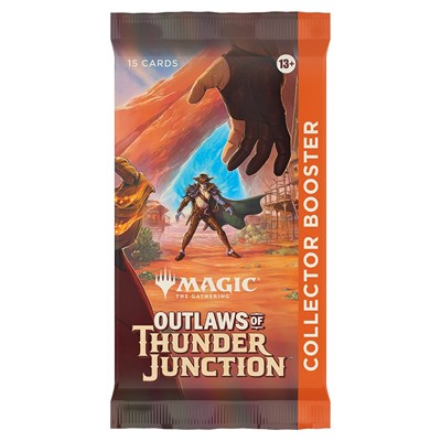 Outlaws of Thunder Junction - Collector Booster Pack (OTJ) (Unopened) Outlaws of Thunder Junction Magic: The Gathering: 2024