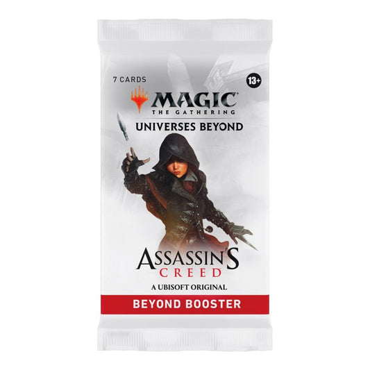 Universes Beyond: Assassin's Creed - Beyond Booster Pack (ACR) (Unopened) Universes Beyond: Assassin's Creed Magic: The Gathering: 2024