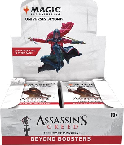 Universes Beyond Assassins Creed Beyond Booster Display (ACR) (Unopened) Universes Beyond: Assassin's Creed Magic: The Gathering: 2024