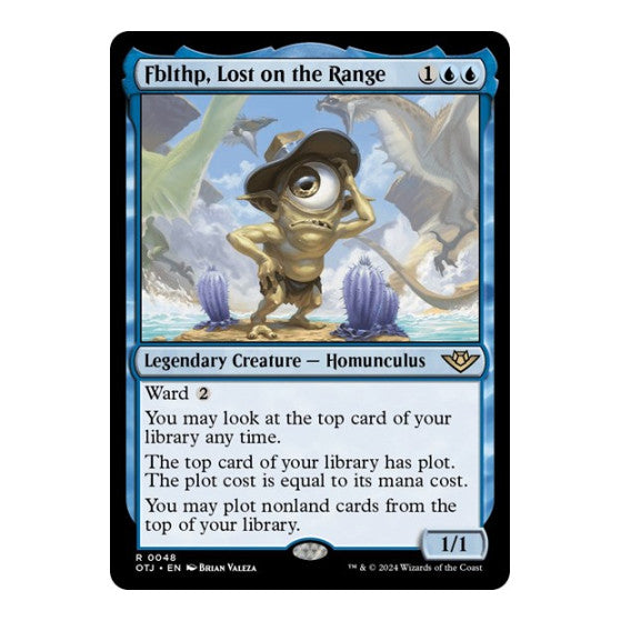 Fblthp, Lost on the Range (OTJ) #48 Rare (Lightly Played) Outlaws of Thunder Junction Magic: The Gathering: 2024