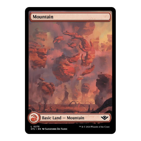 Mountain (0275) (OTJ) #275 Land (Lightly Played) Outlaws of Thunder Junction Magic: The Gathering: 2024