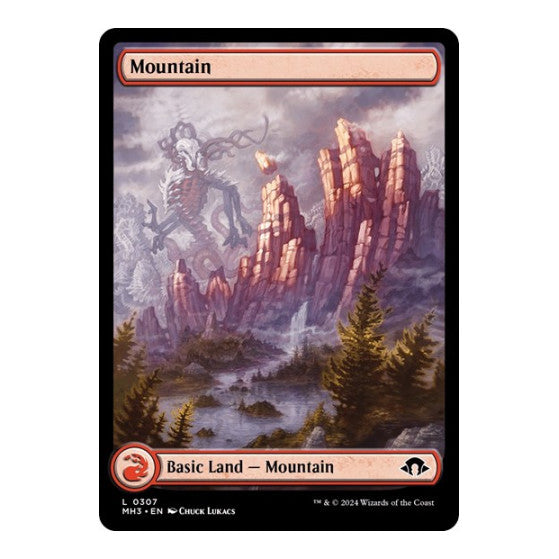 Mountain (0307) (MH3) #307 Land (Lightly Played) Modern Horizons 3 Magic: The Gathering: 2024