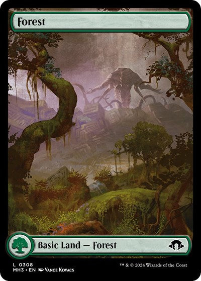 Forest 0308 (MH3) #308 Land (Lightly Played) Modern Horizons 3 Magic: The Gathering: 2024