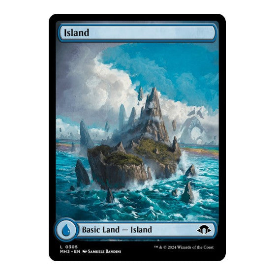 Island 0305 (MH3) #305 Land (Foil Near Mint) Modern Horizons 3 Magic: The Gathering: 2024