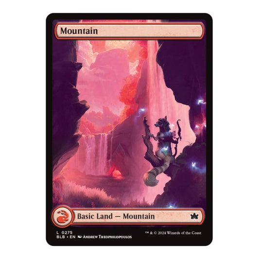 Mountain (0275) (BLB) #275 Land Bloomburrow Magic: The Gathering: 2024