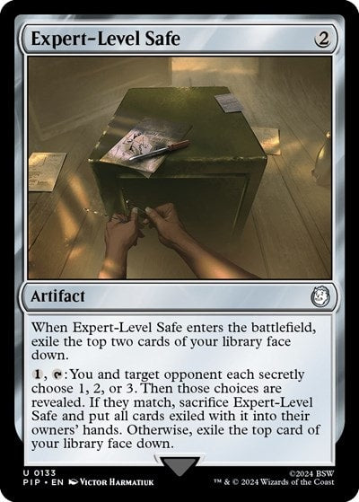 Expert Level Safe (PIP) #133 Uncommon (Lightly Played) Universes Beyond: Fallout Magic: The Gathering: 2024
