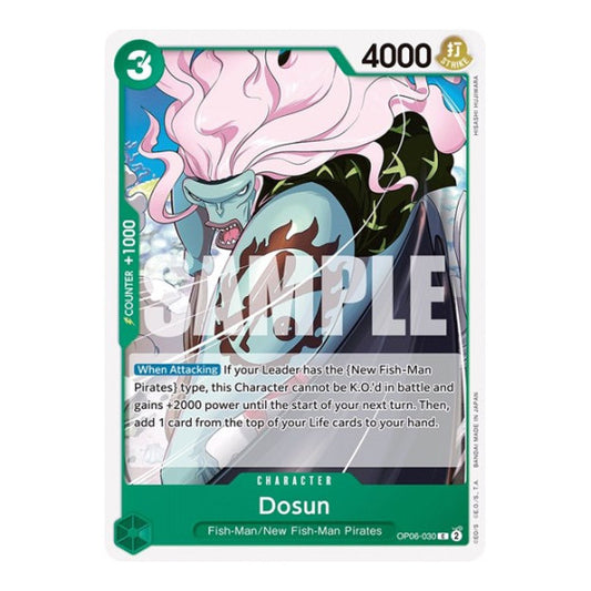 Dosun (OP06) #OP06-030 Common (Near Mint) Wings of the Captain One Piece Card Game: 2024