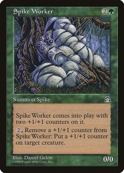 Spike Worker (STH) #120 Common (Lightly Played) Stronghold Magic: The Gathering: 1998