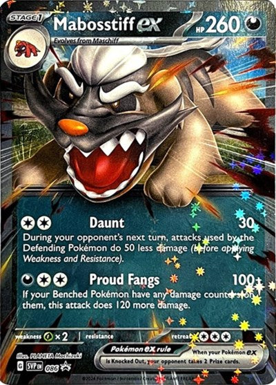 Mabosstiff ex - 086 (SVP) #086 Promo (Holofoil Near Mint) SV: Scarlet & Violet Promo Cards Pokemon: 2023