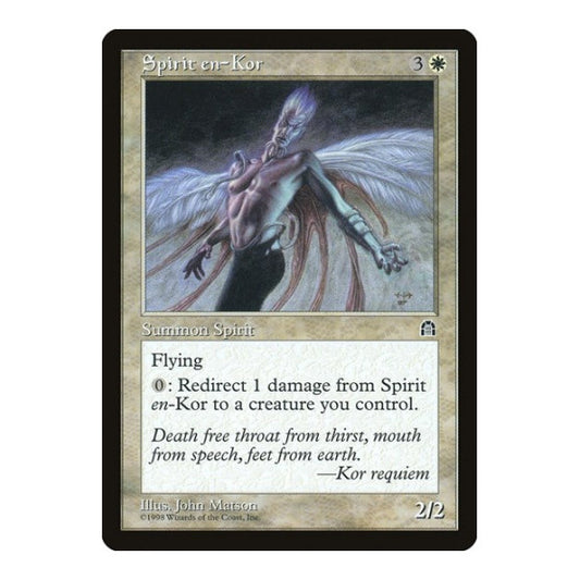 Spirit en-Kor (STH) #19 Common Stronghold Magic: The Gathering: 1998