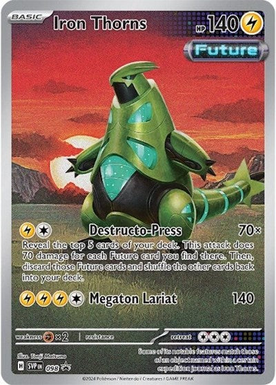 Iron Thorns - 098 (SVP) #098 Promo (Holofoil Near Mint) SV: Scarlet & Violet Promo Cards Pokemon: 2023
