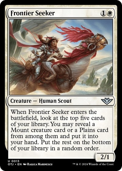 Frontier Seeker (OTJ) #13 Uncommon (Lightly Played) Outlaws of Thunder Junction Magic: The Gathering: 2024