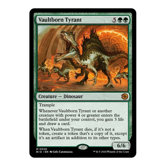 Vaultborn Tyrant (BIG) #20 Mythic Rare (Near Mint) Outlaws of Thunder Junction: The Big Score Magic: The Gathering: 2024