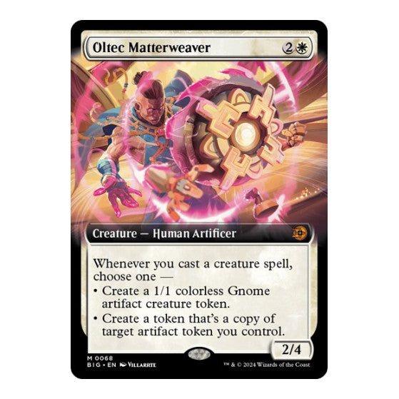 Oltec Matterweaver Extended Art (BIG) #68 Mythic Rare (Lightly Played) Outlaws of Thunder Junction: The Big Score Magic: The Gathering: 2024