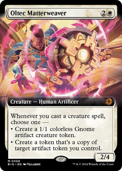 Oltec Matterweaver Extended Art (BIG) #68 Mythic Rare (Lightly Played) Outlaws of Thunder Junction: The Big Score Magic: 2024
