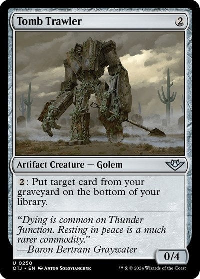 Tomb Trawler (OTJ) #250 Uncommon (Lightly Played) Outlaws of Thunder Junction Magic: The Gathering: 2024