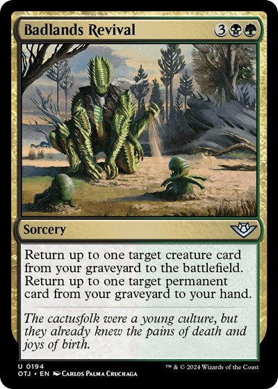 Badlands Revival (OTJ) #194 Uncommon (Lightly Played) Outlaws of Thunder Junction Magic: The Gathering: 2024