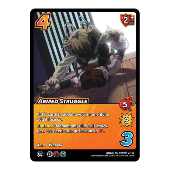 Armed Struggle (MHA7) #2/180 Uncommon (Lightly Played) UniVersus: My Hero Academia: Girl Power UniVersus: 2024