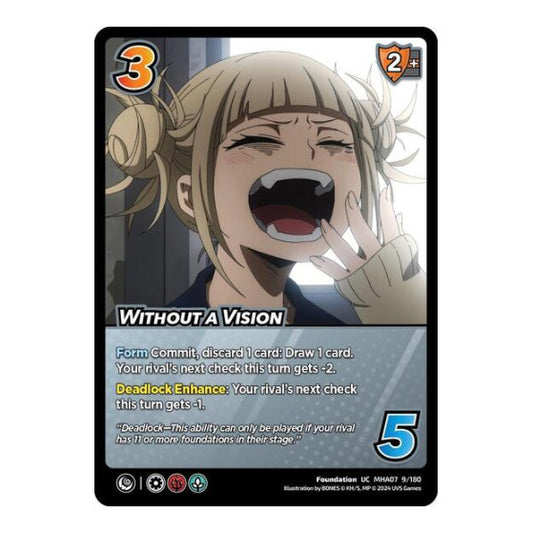 Without a Vision (MHA7) #9/180 Uncommon (Near Mint) UniVersus: My Hero Academia: Girl Power UniVersus: 2024