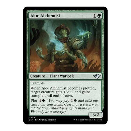 Aloe Alchemist (OTJ) #152 Uncommon Outlaws of Thunder Junction Magic: The Gathering: 2024