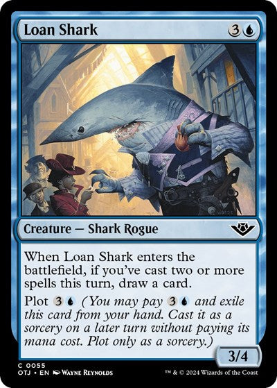 Loan Shark (OTJ) #55 Common Outlaws of Thunder Junction Magic: The Gathering: 2024
