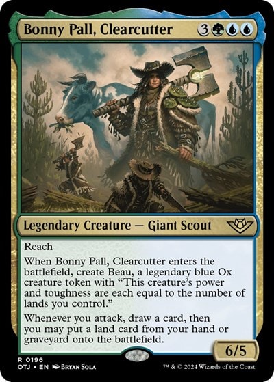 Bonny Pall Clearcutter (OTJ) #196 Rare (Lightly Played) Outlaws of Thunder Junction Magic: The Gathering: 2024