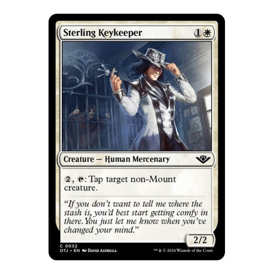 Sterling Keykeeper (OTJ) #32 Common Outlaws of Thunder Junction Magic: The Gathering: 2024