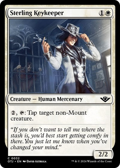 Sterling Keykeeper (OTJ) #32 Common (Lightly Played) Outlaws of Thunder Junction Magic: The Gathering: 2024