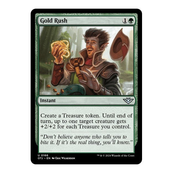 Gold Rush (OTJ) #166 Uncommon (Lightly Played) Outlaws of Thunder Junction Magic: The Gathering: 2024