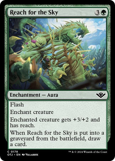 Reach for the Sky (OTJ) #178 Common (Lightly Played) Outlaws of Thunder Junction Magic: The Gathering: 2024