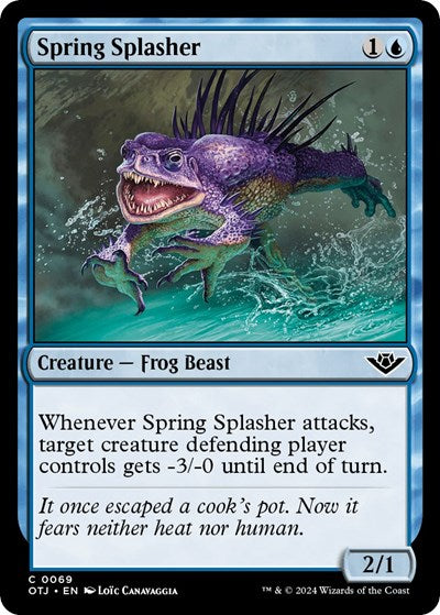 Spring Splasher (OTJ) #69 Common (Lightly Played) Outlaws of Thunder Junction Magic: 2024