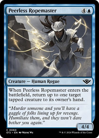 Peerless Ropemaster (OTJ) #60 Common (Lightly Played) Outlaws of Thunder Junction Magic: The Gathering: 2024