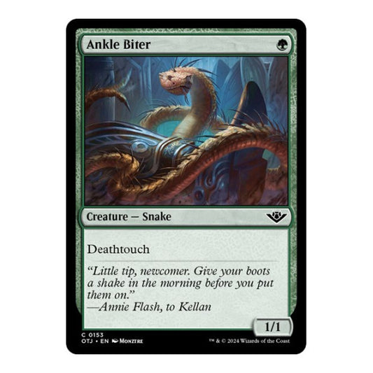 Ankle Biter (OTJ) #153 Common Outlaws of Thunder Junction Magic: The Gathering: 2024