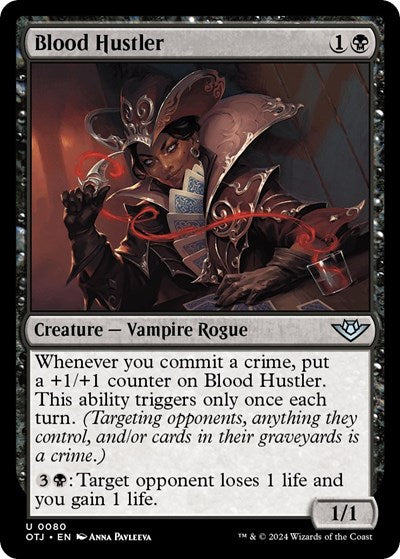 Blood Hustler (OTJ) #80 Uncommon (Lightly Played) Outlaws of Thunder Junction Magic: 2024
