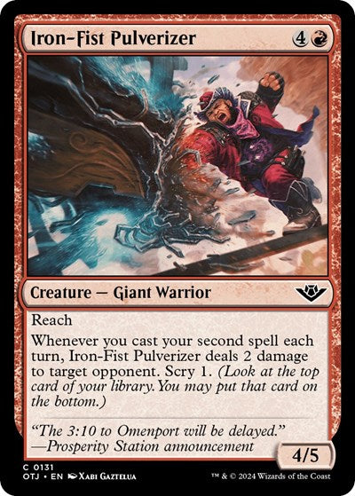 2024 Magic: Outlaws of Thunder Junction (OTJ) - Iron Fist Pulverizer (#131, Common)