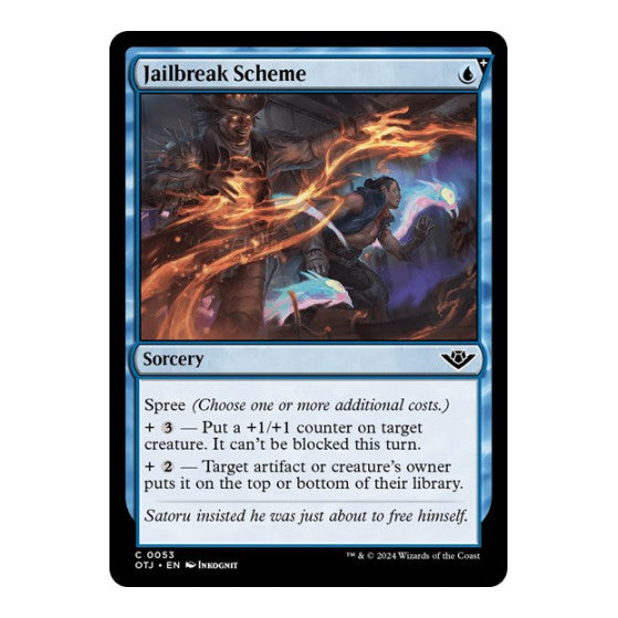 Jailbreak Scheme (OTJ) #53 Common Outlaws of Thunder Junction Magic: The Gathering: 2024