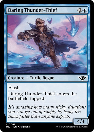 Daring Thunder Thief (OTJ) #41 Common Outlaws of Thunder Junction Magic: The Gathering: 2024