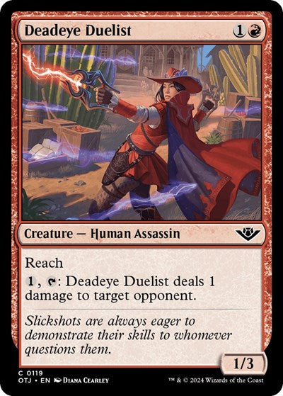 2024 Magic: Outlaws of Thunder Junction (OTJ) - Deadeye Duelist (#119, Common)