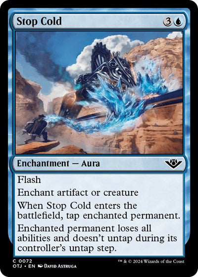 Stop Cold (OTJ) #72 Common Outlaws of Thunder Junction Magic: The Gathering: 2024