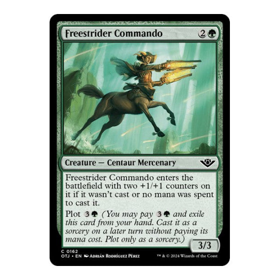 Freestrider Commando (OTJ) #162 Common (Lightly Played) Outlaws of Thunder Junction Magic: The Gathering: 2024