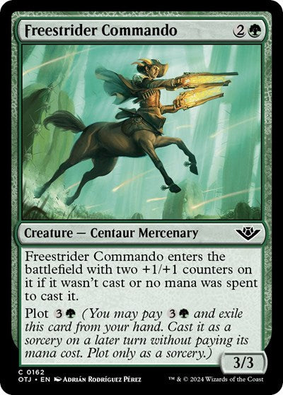 Freestrider Commando (OTJ) #162 Common (Lightly Played) Outlaws of Thunder Junction Magic: The Gathering: 2024