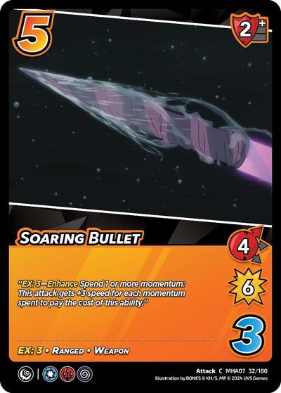 Soaring Bullet (MHA7) #32/180 Common (Lightly Played) UniVersus: My Hero Academia: Girl Power UniVersus: 2024