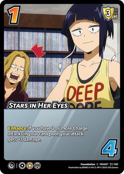 Stars in Her Eyes (MHA7) #27/180 Common (Near Mint) UniVersus: My Hero Academia: Girl Power UniVersus: 2024
