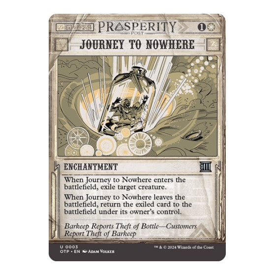 Journey to Nowhere (OTP) #3 Uncommon Outlaws of Thunder Junction: Breaking News Magic: The Gathering: 2024