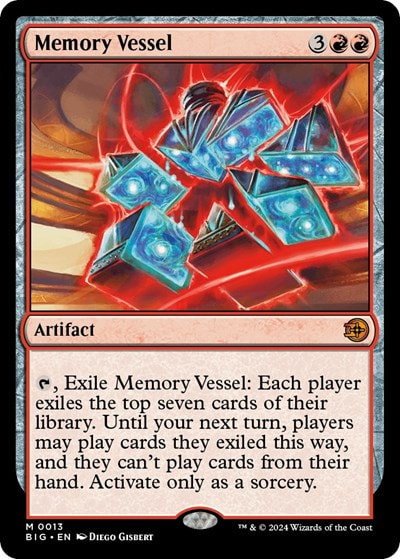 Memory Vessel (BIG) #13 Mythic Rare (Lightly Played) Outlaws of Thunder Junction: The Big Score Magic: The Gathering: 2024