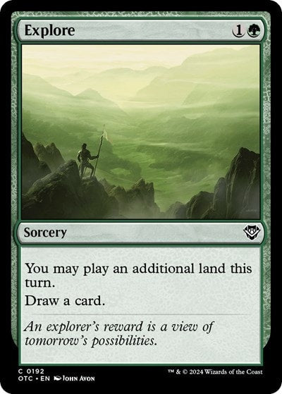 Explore (OTC) #192 Common (Lightly Played) Commander: Outlaws of Thunder Junction Magic: The Gathering: 2024