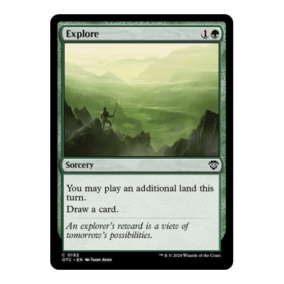 Explore (OTC) #192 Common (Lightly Played) Commander: Outlaws of Thunder Junction Magic: The Gathering: 2024