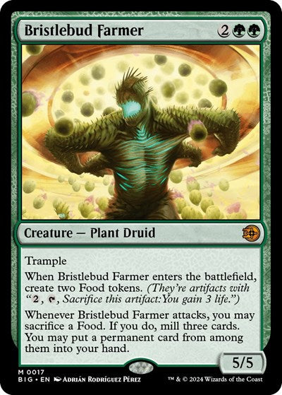 Bristlebud Farmer (BIG) #17 Mythic Rare (Lightly Played) Outlaws of Thunder Junction: The Big Score Magic: 2024