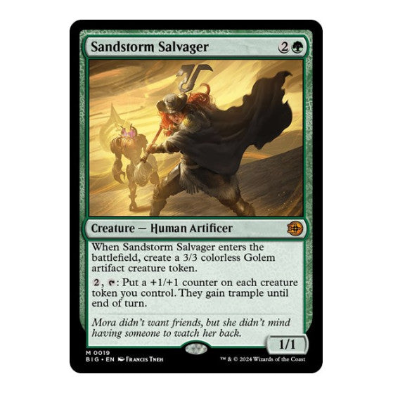 Sandstorm Salvager (BIG) #19 Mythic Rare (Lightly Played) Outlaws of Thunder Junction: The Big Score Magic: The Gathering: 2024